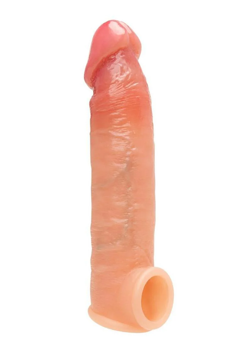 Blueline Super Real Penis Silicone Extension Sleeve with Ball Constriction Loop - Image 17
