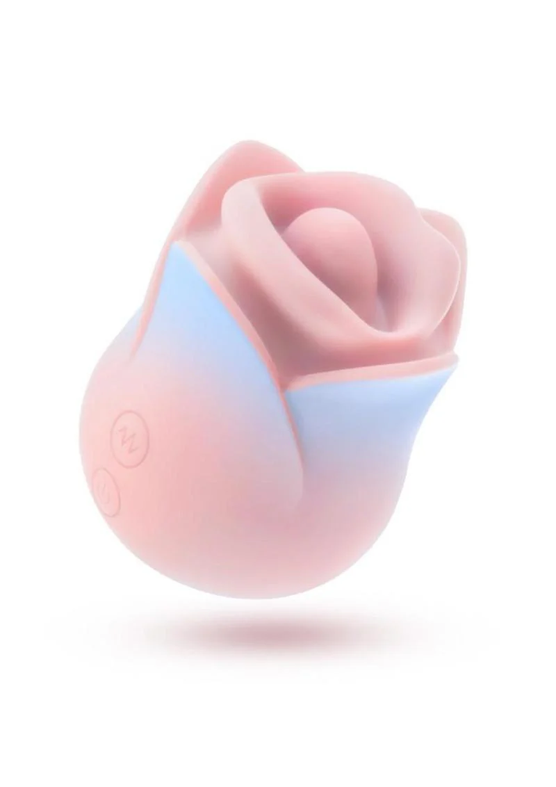 Blush Collection Kissing Rose Rechargeable Silicone Clitoral Stimulator - Image 3