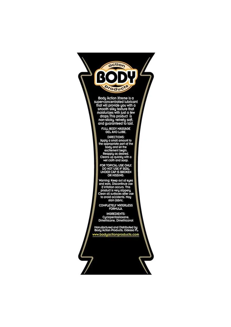 Body Action Extreme Glide Silicone Lubricant - Image 4