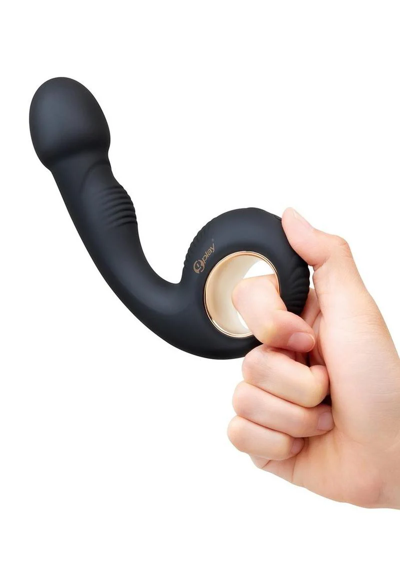 Bodywand G-Play Ergonomic Rechargeable Silicone Dual Motor Squirt Trainer Vibrator with Clitoral Stimulator - Image 4