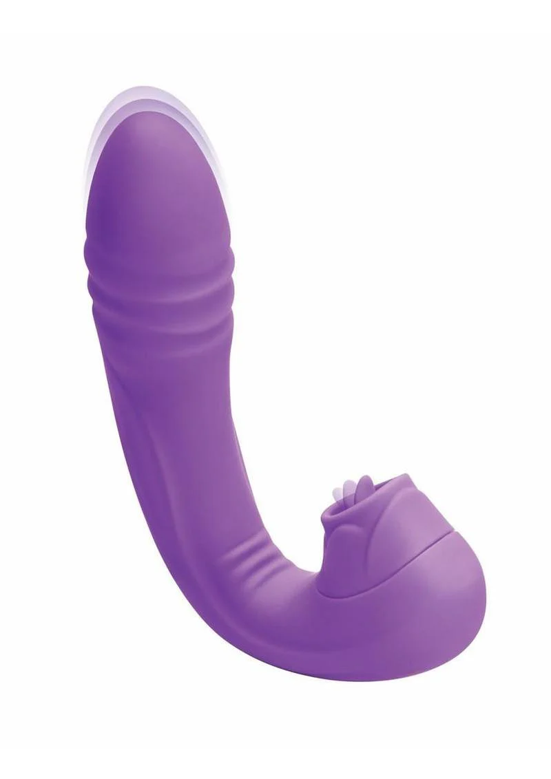 Bodywand G-Play Squirt Master The Thrusting and Licking Rechargeable Silicone Vibrator - Image 3