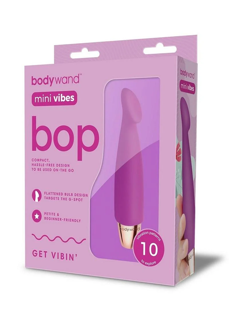 Bodywand Mini Vibes Bop Rechargeable Silicone Clitoral Stimulator - Image 2