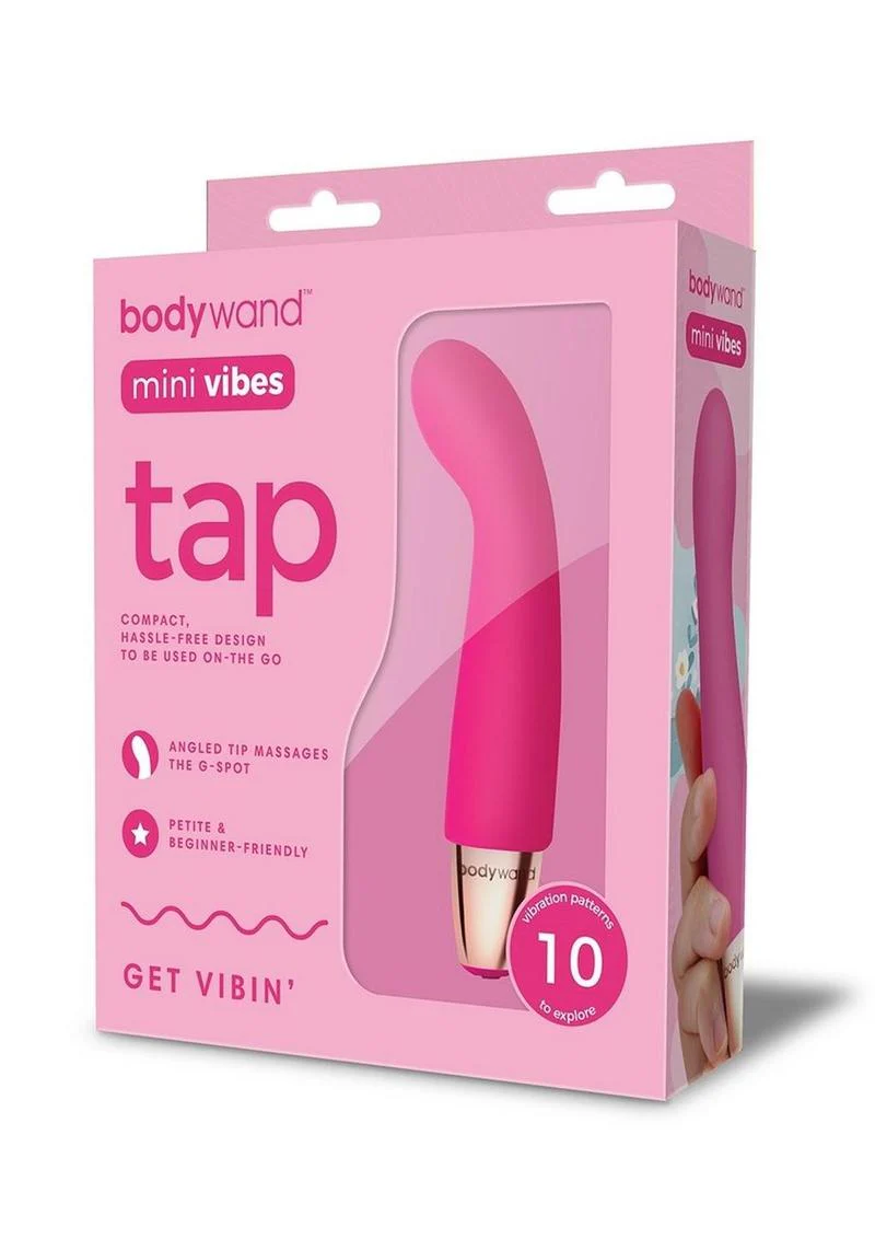 Bodywand Mini Vibes Tap Rechargeable Silicone Clitoral Stimulator - Image 2