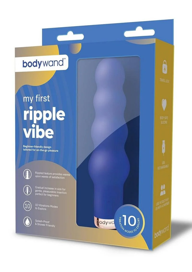 Bodywand My First Ripple Vibe Silicone Rechargeable Vibrator - Image 2