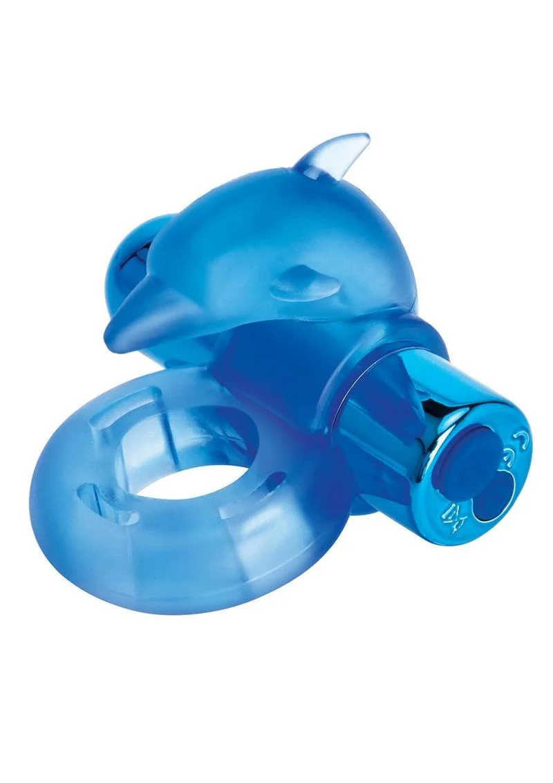 Bodywand Rechargeable Silicone Dancing Dolphin Ring - Image 6
