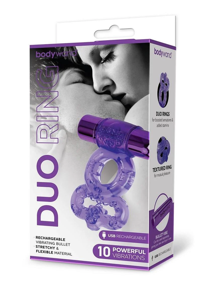 Bodywand Rechargeable Silicone Duo Ring - Image 2