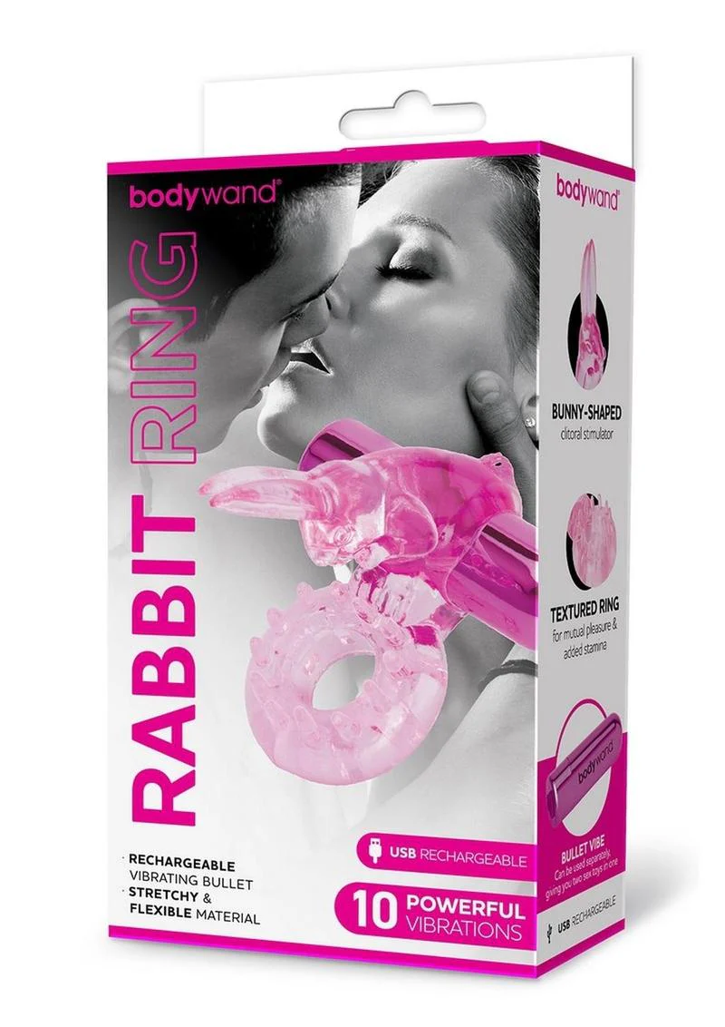 Bodywand Rechargeable Silicone Rabbit Ring - Image 2