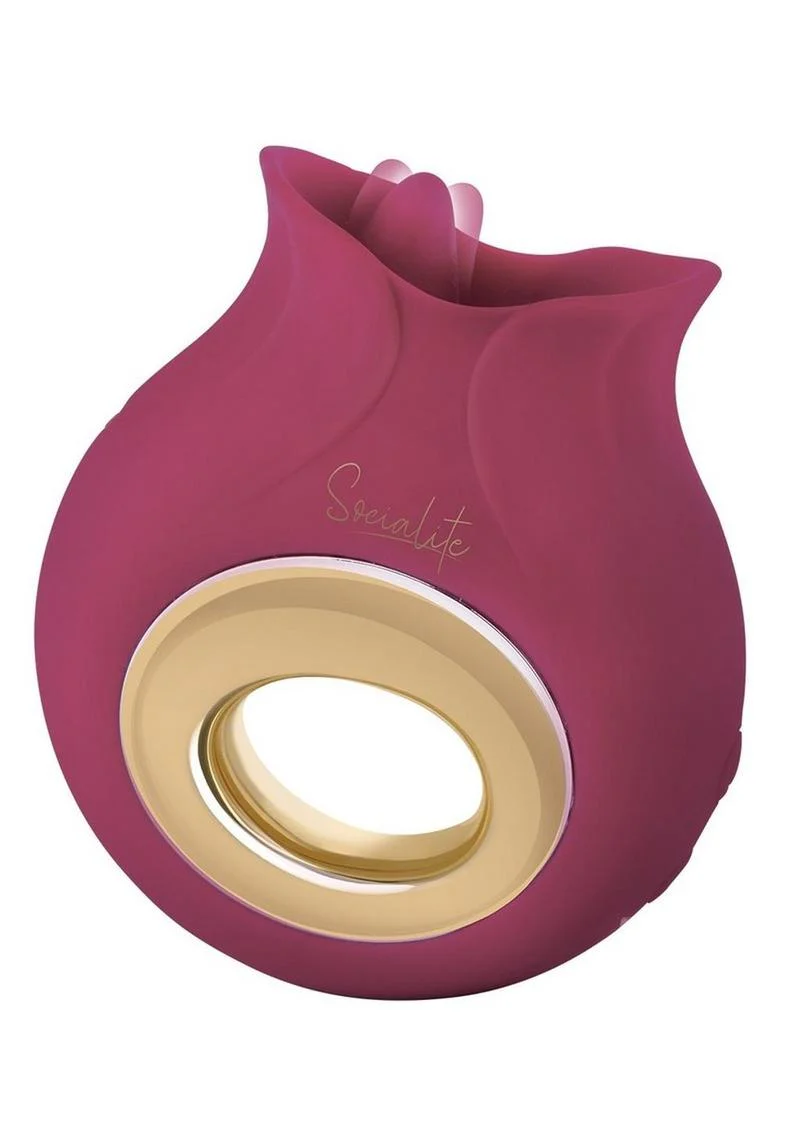 Bodywand Socialite Lavo Rechargeable Silicone Clitoral Licker Vibe - Image 3