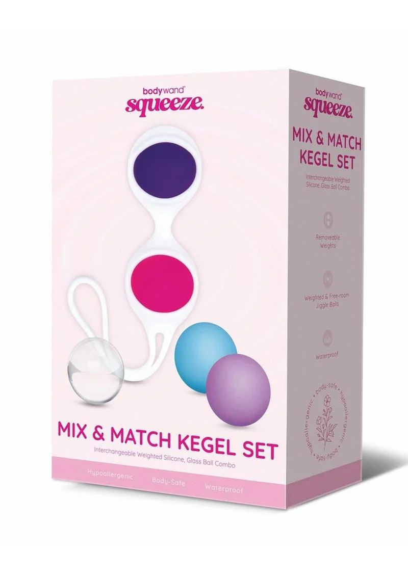 Bodywand Squeeze Mix and Match Kegal Silicone Weighted Set 15-74g - Image 2