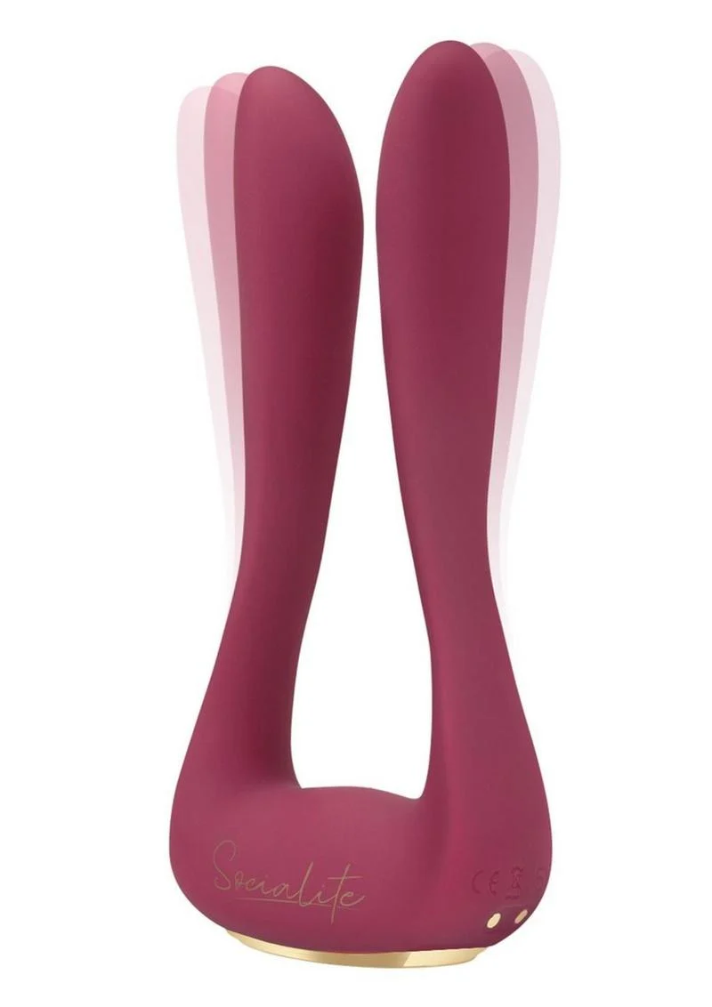 Bodywans Socialite Marquis Rechargeable Silicone DP Vibrator - Image 4