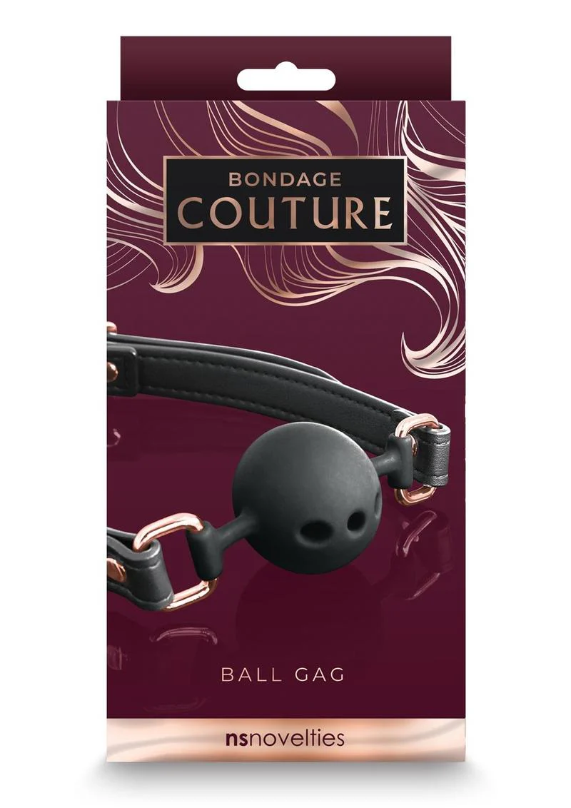 Bondage Couture Silicone Ball Gag - Image 2