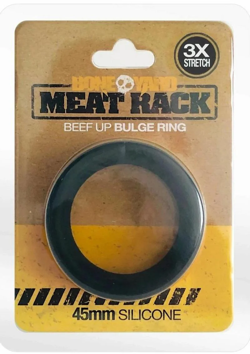 Boneyard Meat Rack Beef Up Bulge Ring 3x Stretch Silicone Cock Ring - Image 3