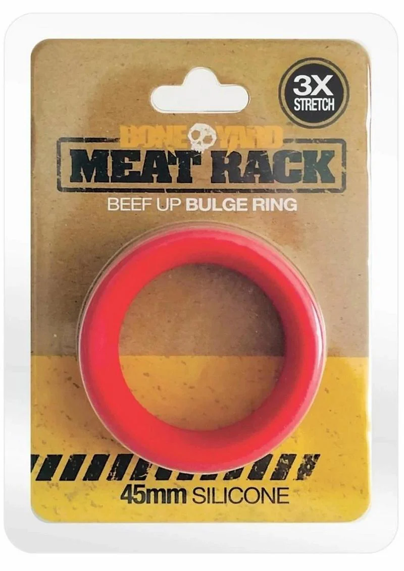 Boneyard Meat Rack Beef Up Bulge Ring 3x Stretch Silicone Cock Ring - Image 6