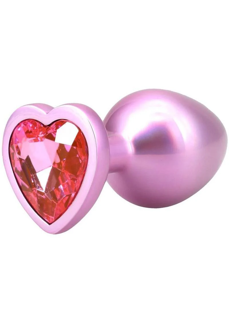 Booty Bling Heart Diamond Jeweled Wearable Metal Plug - Image 17