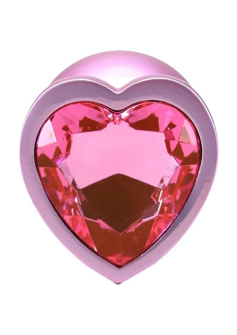 Booty Bling Heart Diamond Jeweled Wearable Metal Plug - Image 18