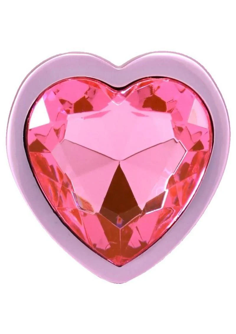 Booty Bling Heart Diamond Jeweled Wearable Metal Plug - Image 24