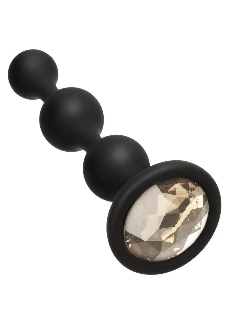 Booty Bling Jeweled Silicone Anal Beads - Image 3