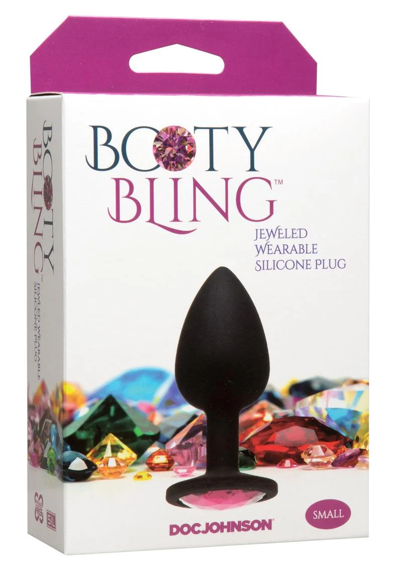 Booty Bling Jeweled Silicone Anal Plug - Image 10