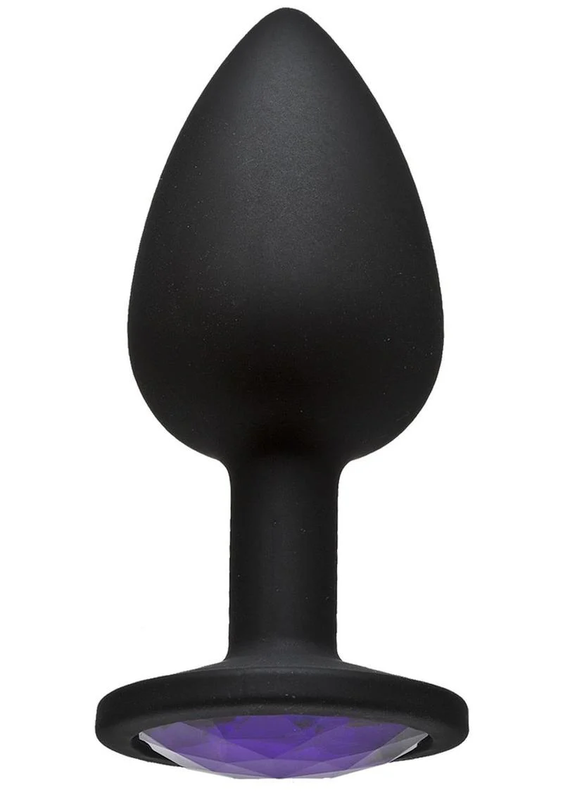 Booty Bling Jeweled Silicone Anal Plug - Image 13