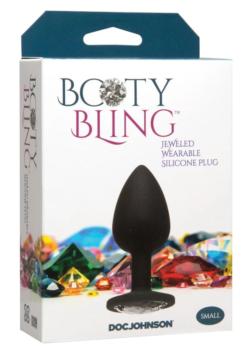Booty Bling Jeweled Silicone Anal Plug - Image 14