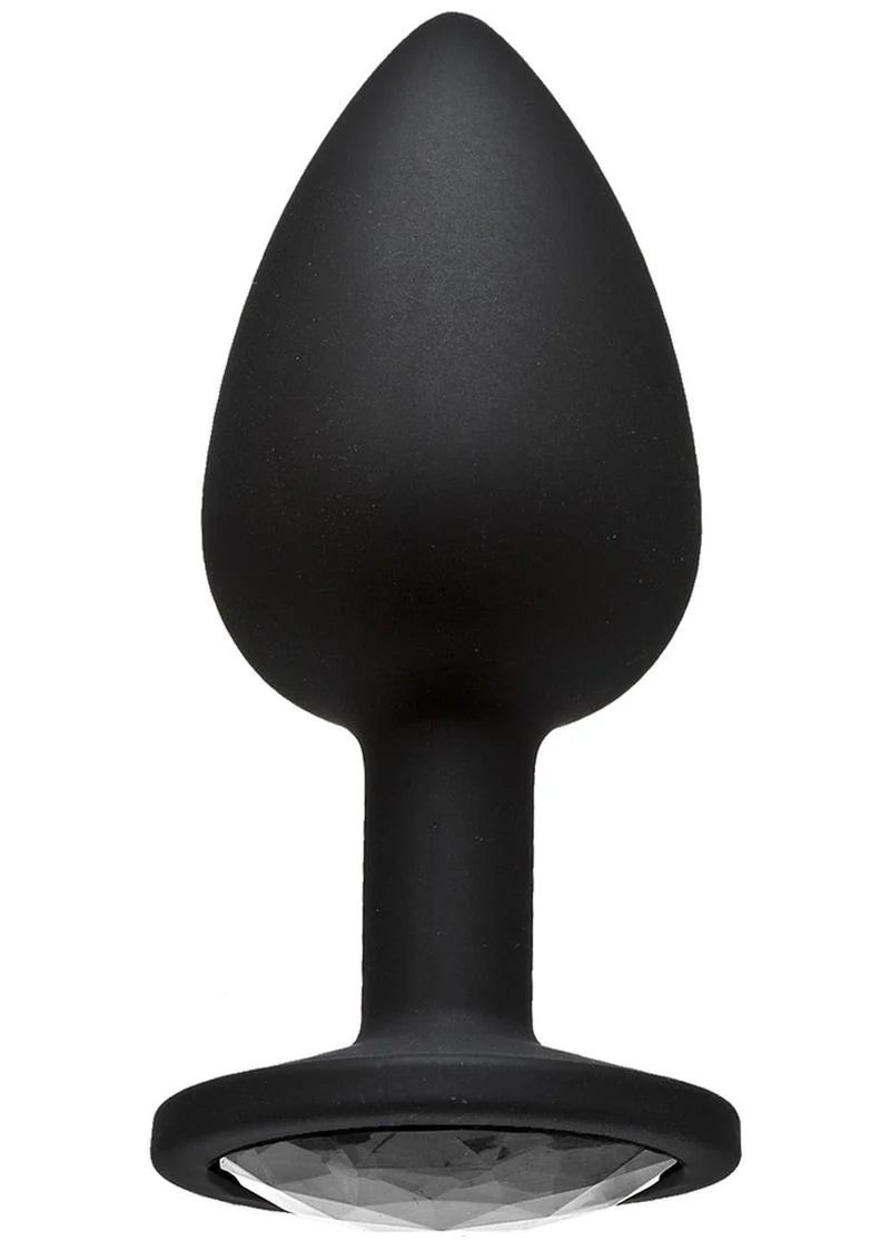 Booty Bling Jeweled Silicone Anal Plug - Image 15