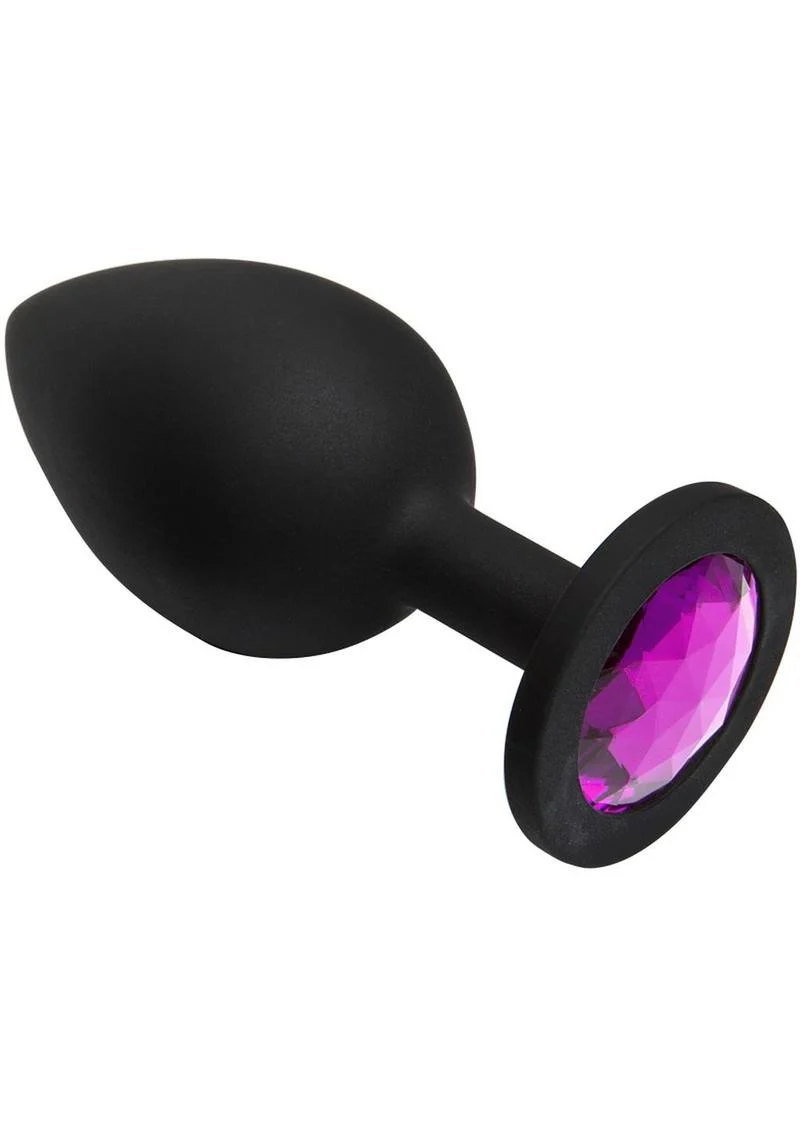 Booty Bling Jeweled Silicone Anal Plug - Image 7