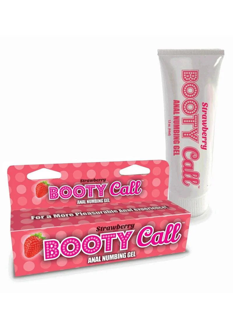 Booty Call Anal Numbing Gel 1.5oz - Strawberry - Image 2