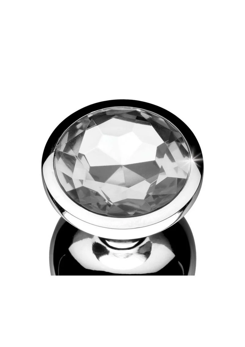 Booty Sparks Clear Gem Large Anal Plug - Image 3