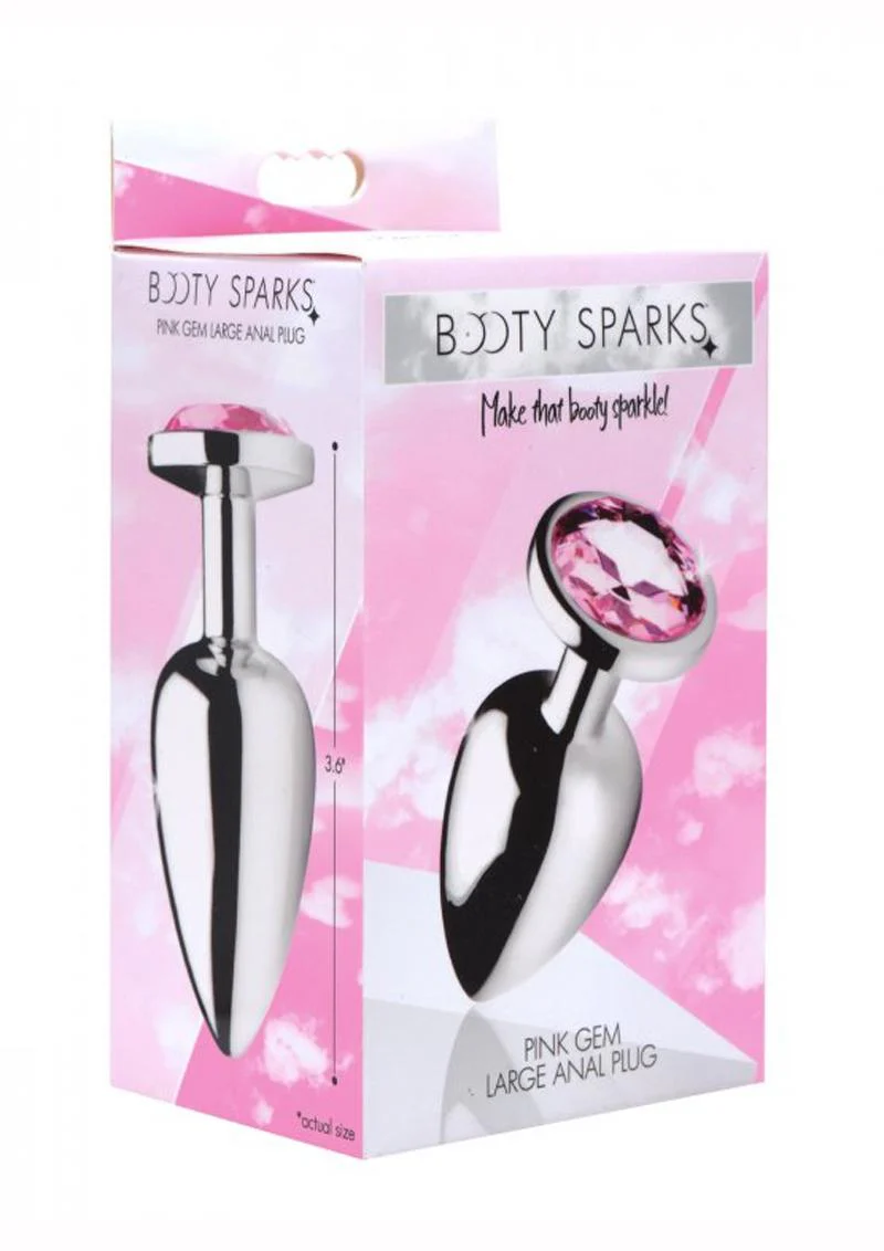 Booty Sparks Pink Gem Large Anal Plug - Image 2