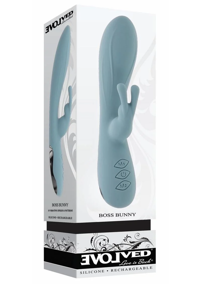 Boss Bunny Rechargeable Silicone Rabbit Vibrator - Image 2