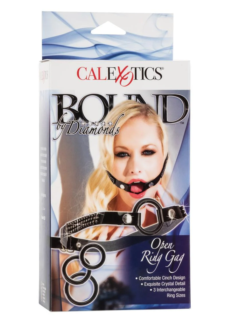 Bound By Diamonds Open Ring Gag - Image 2