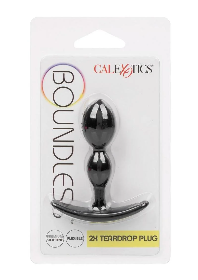 Boundless 2x Teardrop Silicone Anal Plug - Image 2