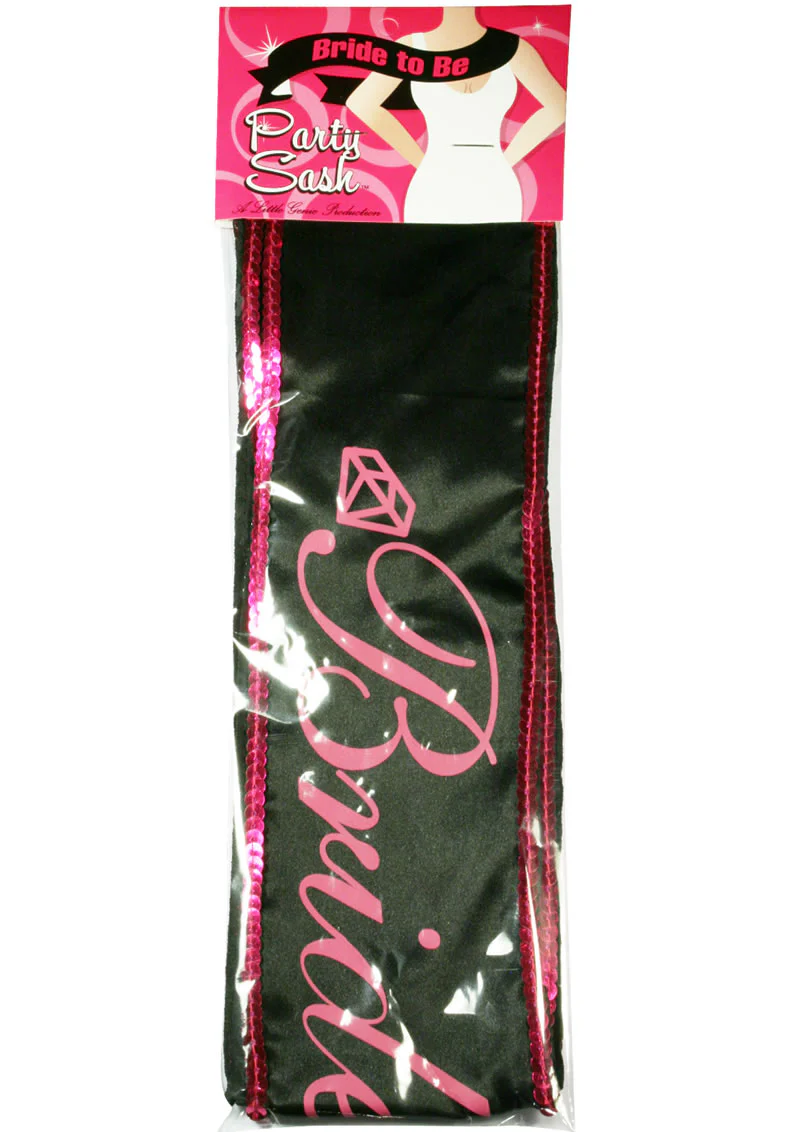 Bride-To-Be Adjustable Party Sash - Image 2