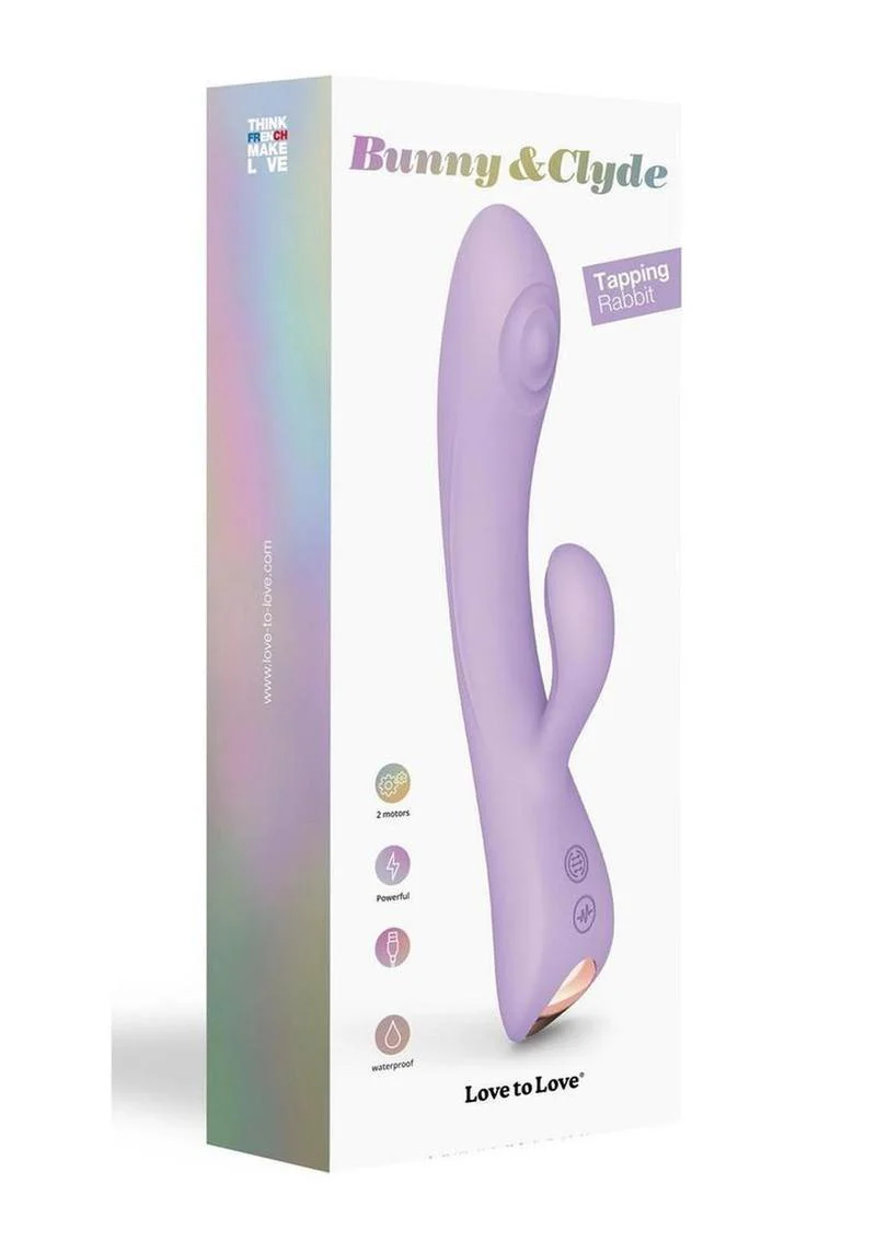 Bunny and Clyde Rechargeable Silicone Rabbit Vibrator - Image 10