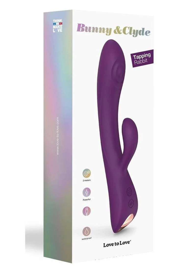 Bunny and Clyde Rechargeable Silicone Rabbit Vibrator - Image 7