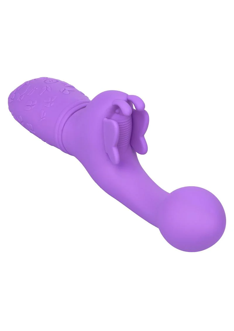 Butterfly Kiss Rechargeable Silicone Dual Vibrator - Image 2