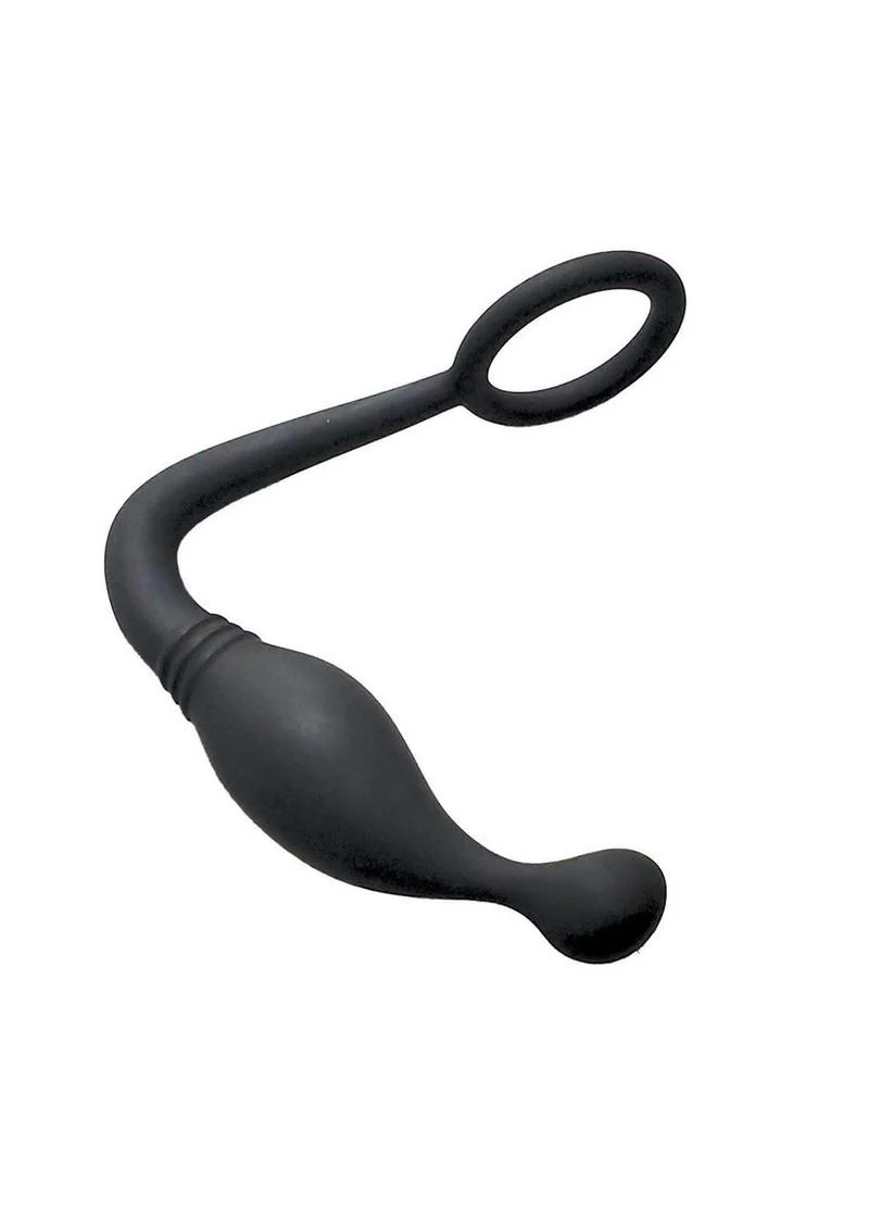 Butts Up P-Spot Pleasure Silicone Anal Plug and Cock Ring - Image 4