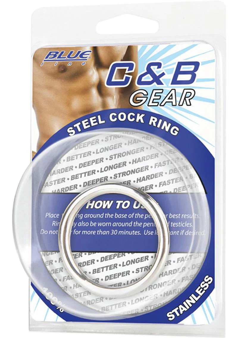 C and B Gear Steel Cock Ring - Image 2