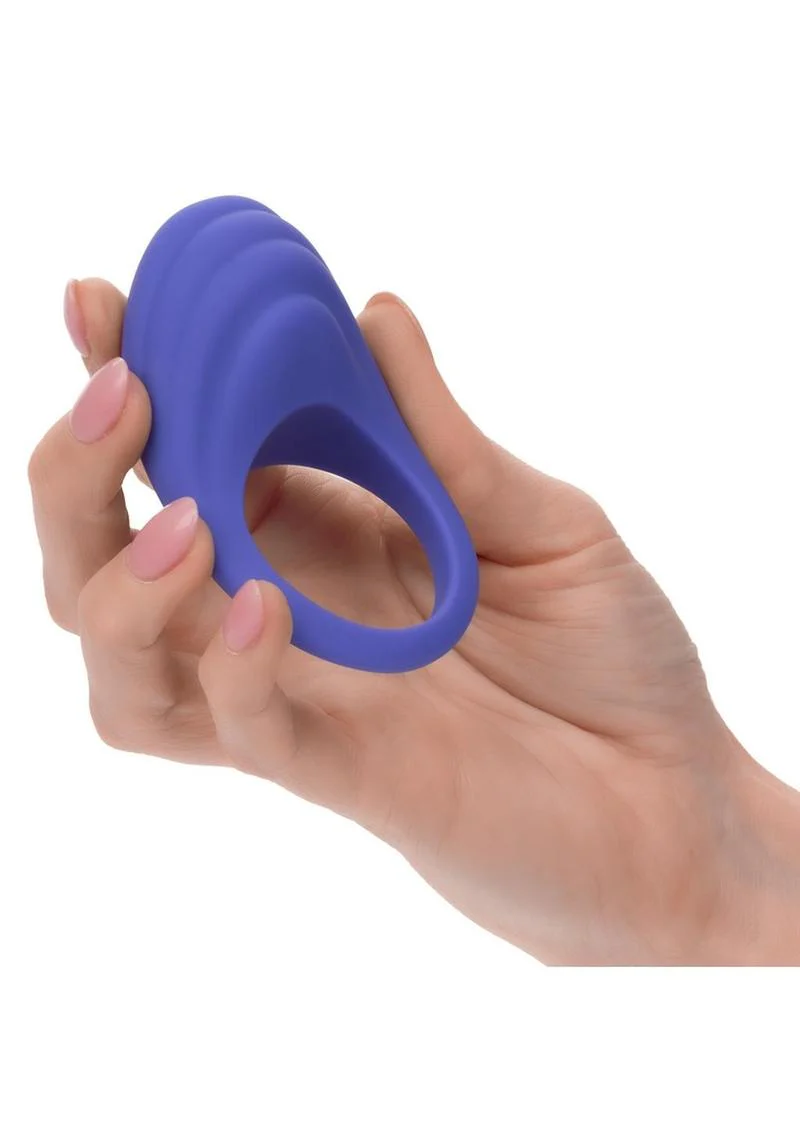 Calexotics Connect Couples Ring Rechargeable Silicone App Compatible Cock Ring with Remote - Image 4