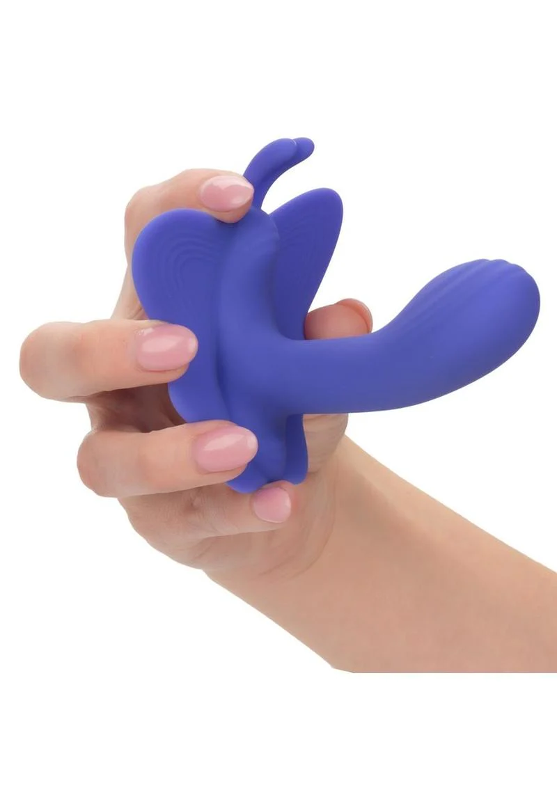 Calexotics Connect Venus Butterfly Rechargeable Silicone App Compatible Stimulator with Remote - Image 4