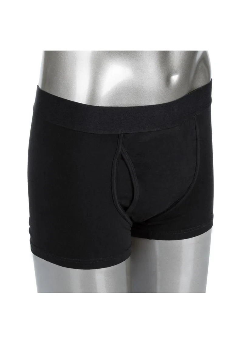 Calexotics Silicone Rechargeable Boxer Brief Panty Vibe with Remote Control - Image 3