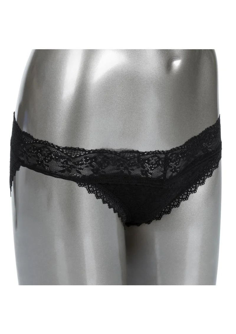 Calexotics Silicone Rechargeable Lace Panty Vibe with Remote Control (3 Pieces) - L/XL - Image 3