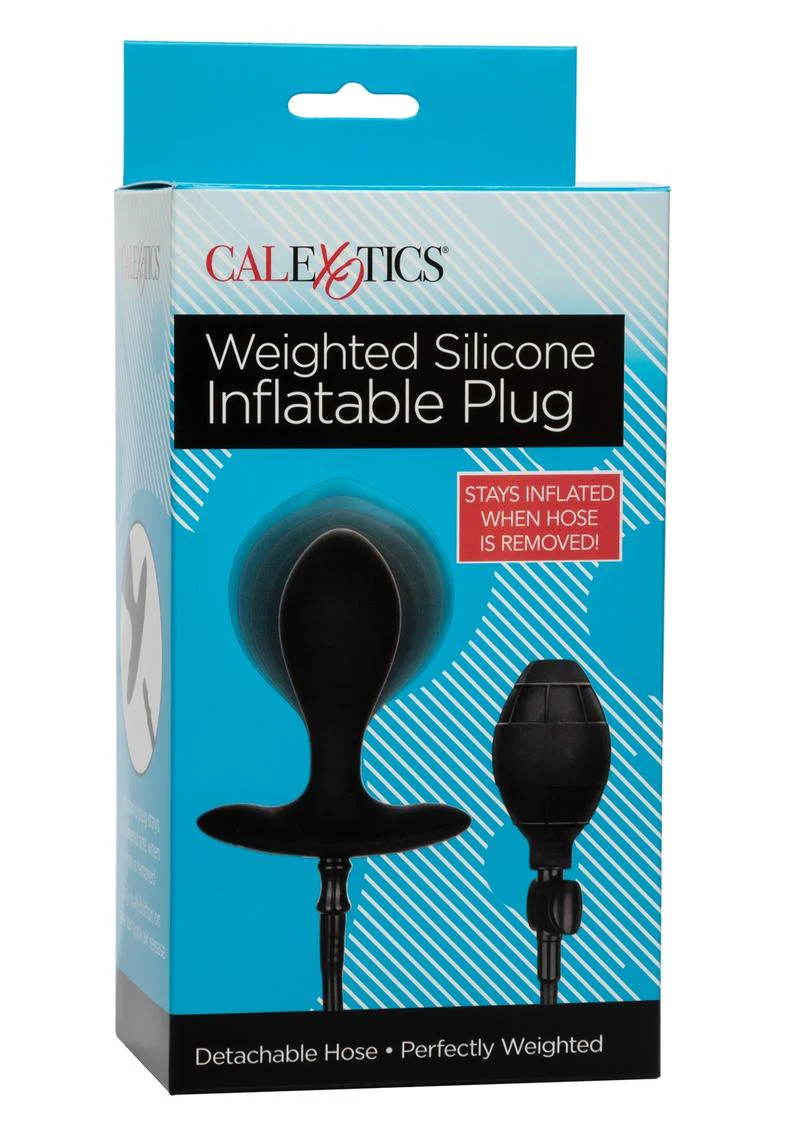 Calexotics Weighted Silicone Inflatable Plug - Image 2