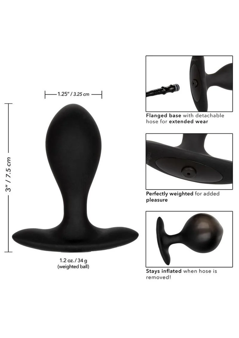 Calexotics Weighted Silicone Inflatable Plug - Image 4