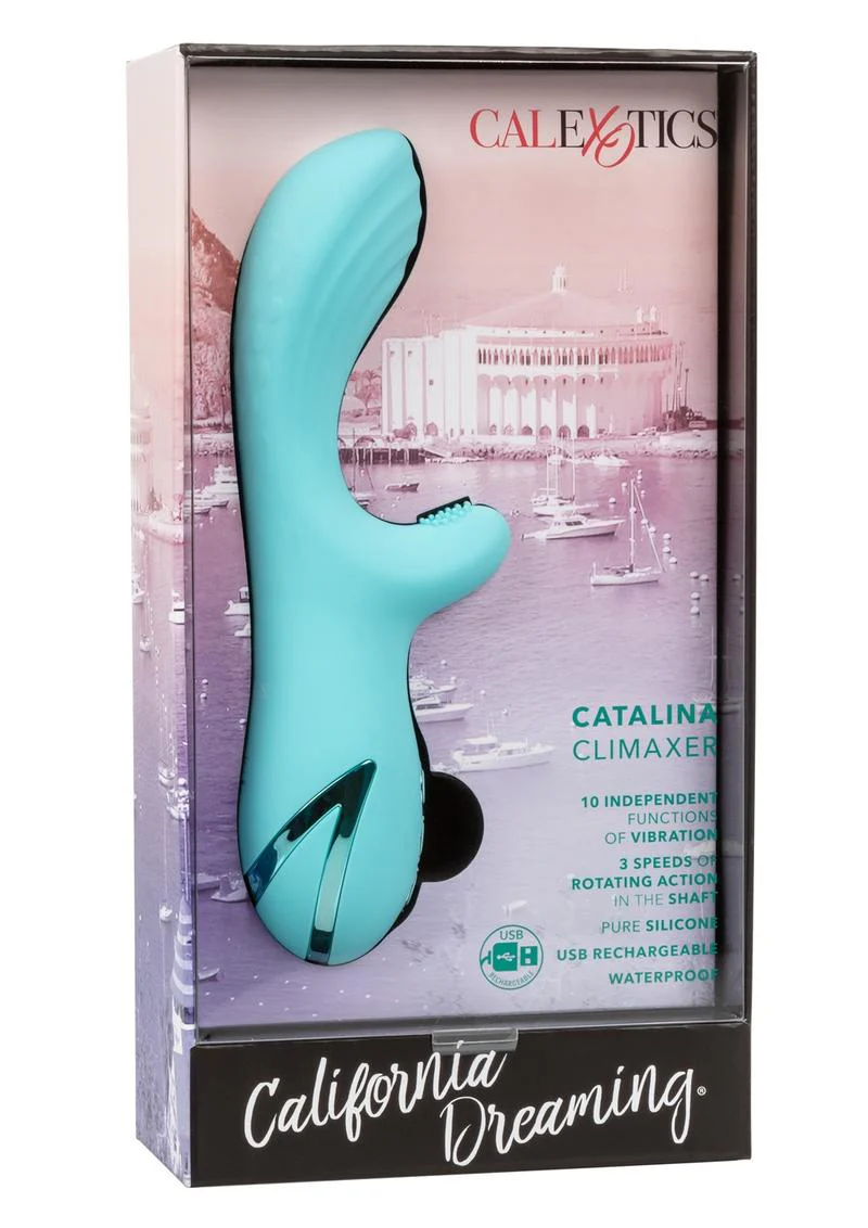 California Dreaming Catalina Climaxer Rechargeable Rotating Silicone Vibrator - Image 2