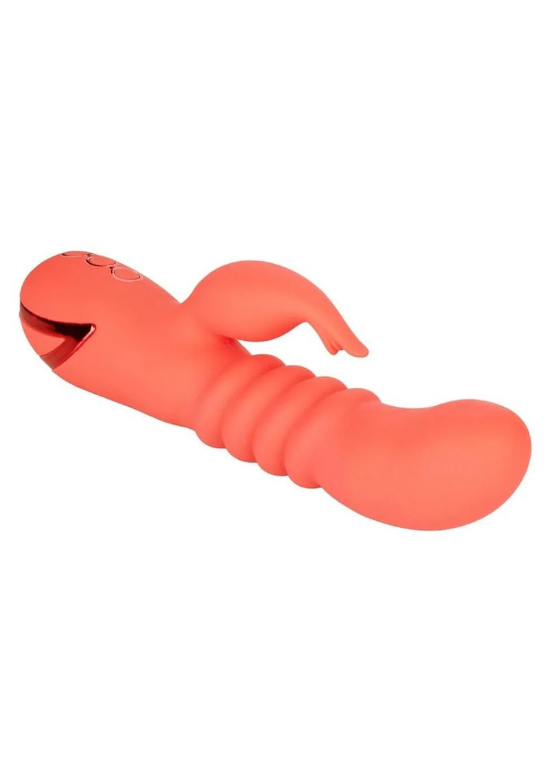 California Dreaming Orange County Cutie Rechargeable Silicone Vibrator - Image 3