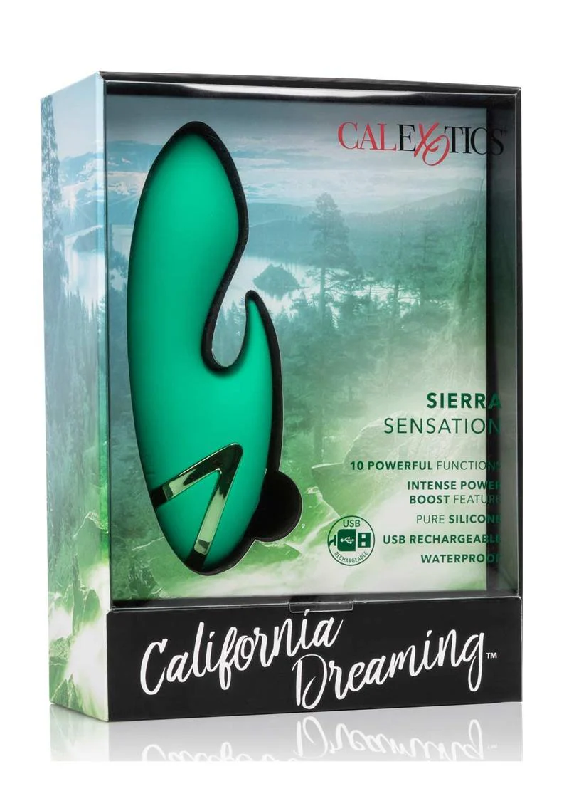California Dreaming Sierra Sensation Rechargeable Silicone Compact Vibrator - Image 2