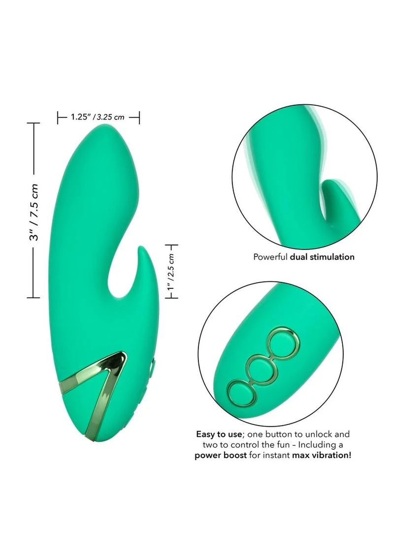 California Dreaming Sierra Sensation Rechargeable Silicone Compact Vibrator - Image 4