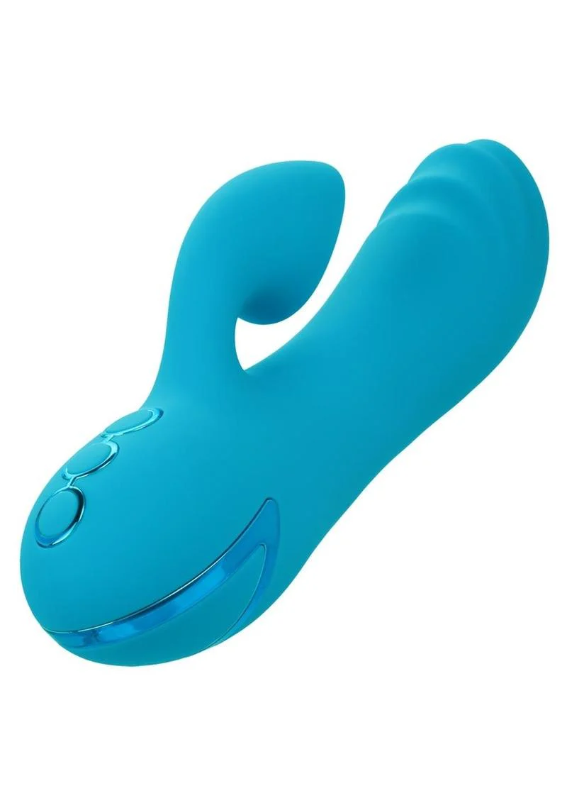 California Dreaming Sunset Beach Seducer Rechargeable Silicone Dual Vibrator - Image 3