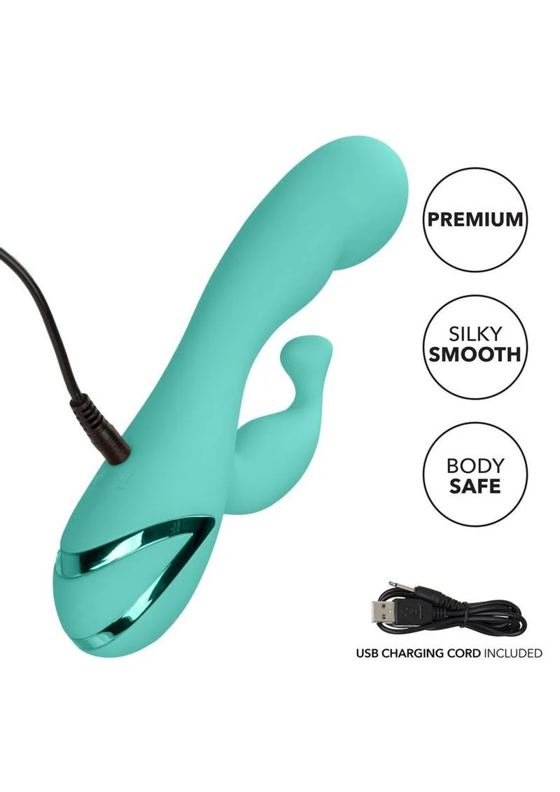 California Dreaming Tahoe Temptation Silicone Rechargeable Rabbit Vibrator - Image 3